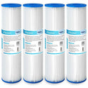 Membrane Solutions Cartucho de filtro plisado de repuesto de 25,4 x 6,3 cm