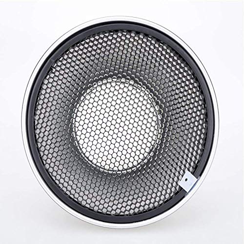 Godox Reflector estándar de 7 pulgadas/18 cm difusor con 20/40/60 Grados Panal de Abeja Rejilla para Bowens Mount Studio luz estroboscópica Flash