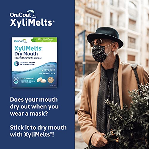 XyliMelts - Discos para boca seca (40 mentas, 3 unidades)