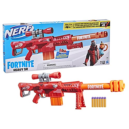 Nerf Fortnite Heavy SR Blaster, más Largo Fortnite Blaster Ever