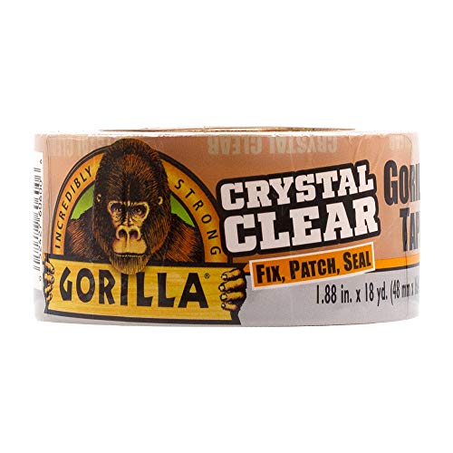 Gorilla Glue 6060002 1.88x18YD CLR or Clear or Cleaner Gori Tape - Quantity 1
