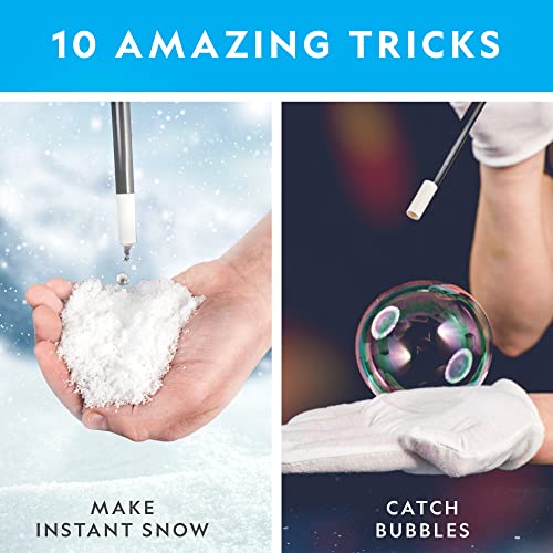 National Geographic Magic Chemistry Set - Perform Amazing Easy Tricks with Science, Create a Magic Show with White Gloves & Magic Wand, Great Stem Learning Science Gift for Boys and Girls
