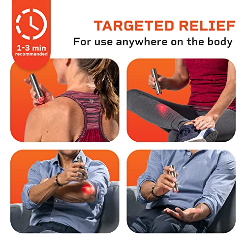 LifePro Terapia de luz infrarroja y roja para dolor articular y muscular. Dispositivo de terapia de luz roja para alivio del dolor. Terapia de luz infrarroja cercana para inflamación, uso facial y corporal, 3 longitudes de onda.