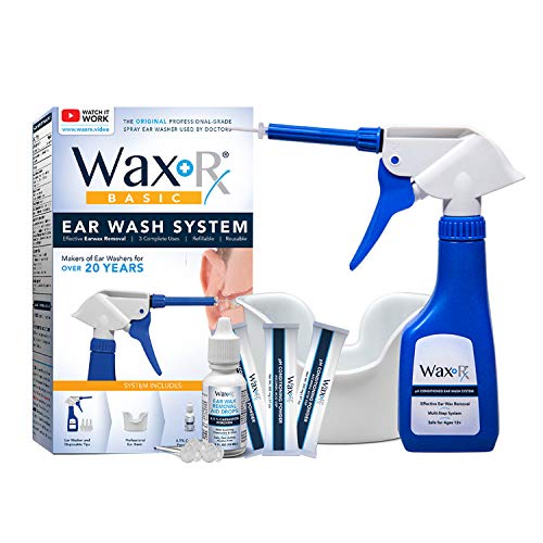 Doctor Easy Wax-Rx Sistema de lavado de oídos con pH acondicionado