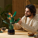 LEGO® Icons 10289 Ave del Paraíso, Planta Artificial Decorativa, Bloques de Construcción para Adultos, Idea Regalo San Valentín, Decoración Hogar y u Oficina (1173 Piezas)
