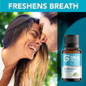 OraRestore - Tratamiento natural para mal aliento - Mezcla concentrada de aceites esenciales - Pasta dental líquida formulada por dentista y enjuague bucal para encías y dientes saludables, aceite de dientes para cuidado bucal con libro electrónico de 15