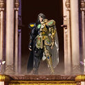 Bandai Tamashii Nations Figura de acción de Los Caballeros del Zodiaco "Leyenda del Santuario" (edición de película CG) - Géminis con Armadura