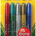 Crayola Pegamento de purpurina lavable, colores llamativos, 5 unidades, 1.7 onzas