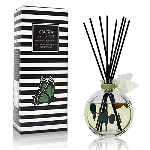 LOVSPA: Juego de Velas sin Mimbre para difusores de Varillas con Fragancia para el hogar y ambientador de Aire, Gran Idea de Regalo para mamá, Abuela, Nana, papá o tía