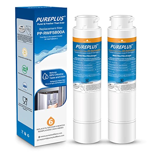 PUREPLUS Filtro de agua para refrigerador, compatible con Frigidaire EPTWFU01, EWF02, Pure Source Ultra II, paquete de 2