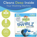 Eco-Gals Eco Swirlz - Limpiador de lavadora, 24 unidades