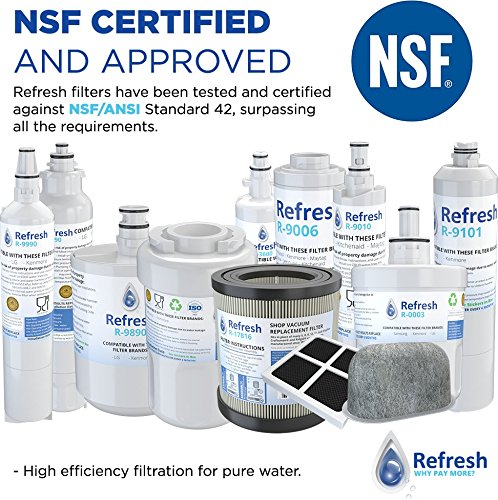 PREMIUM nevera filtro de agua compatible con Whirlpool 4396508, 4396501 Pur KitchenAid Maytag