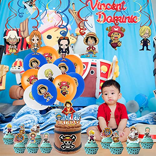 Suministros de fiesta de cumpleaños para una pieza, decoración de fiesta temática de una pieza