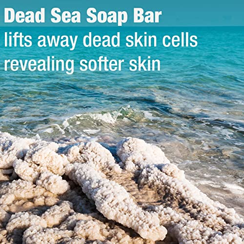 MG217 Psoriasis Dead Sea Mud and Salt Jabón de barra dual con aloe y vitamina E, 90 oz