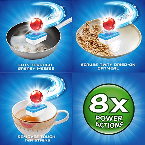 Finish 89729CT Powerball - Pastillas para lavaplatos (aroma fresco, 85 unidades, 4 cajas)